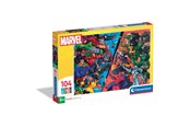 Puzzels - Clementoni Marvel Heroes VS Villains Super Colour Jigsaw Puzzle (104) - 25061