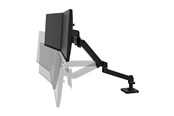 Monitorbevestiging - Ergotron LX Pro mounting kit - for 2 flat panels - black - 45-684-292