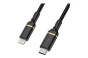 USB-kabel - OtterBox Cable USB C-Lightning 1M USB-PD - black - 78-52551