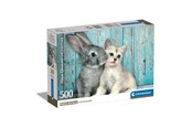 Puzzels - Clementoni Cat & Bunny (500) - 35539
