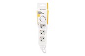Voedingskabel (extern) - Deltaco GT-0400 Power Strip - 1.5 m - GT-0400