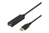 USB-kabel - Deltaco USB Extension Cable - USB to USB - 3 m - USB2-EX3M