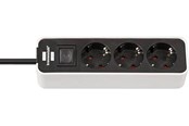 Voedingskabel (extern) - Brennenstuhl Ecolor Power Strip Socket 3-Way - 1.5 m - 1153230020