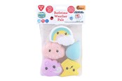 Speelgoed voor baby's - PLAY Bath Toys Weather Influences in Net 5pcs. - 1851