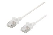 Netwerk - kabel - Deltaco patch cable - 30 cm - white - Wit - 0.3m - UFTP-1008