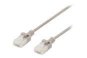 Netwerk - kabel - Deltaco patch cable - 50 cm - grey - Grijs - 0.5m - UUTP-1010