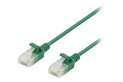 Netwerk - kabel - Deltaco patch cable - 3 m - green - Groen - 3m - UUTP-1052
