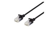 Netwerk - kabel - Deltaco patch cable - 5 m - black - Zwart - 5m - UUTP-1067