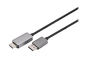 Beelscherm- en tv-kabel - DIGITUS adapter - DisplayPort / HDMI - 1.8 m - DB-340305-018-S