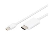 Beelscherm- en tv-kabel - DIGITUS ASSMANN adapter cable - DisplayPort / HDMI - 2 m - AK-340304-020-W