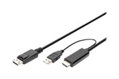 Beelscherm- en tv-kabel - DIGITUS adapter cable - 2 m - DK-HD2533-01-4