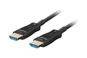 Beelscherm- en tv-kabel - Lanberg HDMI cable - 10 m - CA-HDMI-30FB-0100-BK
