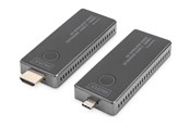 Repeater & zendontvanger - DIGITUS - transmitter and receiver - video/audio extender - Wi-Fi 5 802.11b/g/n - DS-55324
