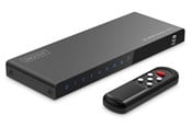 Screen- en audioswitch - DIGITUS 5x1 4K HDMI Switch - DS-55332
