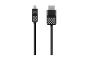 Beelscherm- en tv-kabel - Belkin adapter cable - DisplayPort / HDMI - 1.8 m - F2CD080BT06