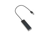 USB hub - Insmat - hub - 4 ports USB hub - 4 - USB 3.2 - Zwart - 133-1040