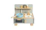 Houten speelgoed - Bigjigs Wooden Table Top Kitchen 7 pcs. - 37044