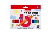 Creatief spelen - Bruynzeel Kids Big Point Felt-tip Pens Set 12 - 60122012