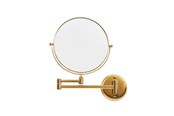 Make-up spiegels - UNIQ Wall Mirror with 10x Magnification in Gold - 7023-1