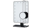 Make-up spiegels - UNIQ Hollywood Make-up Spiegel met verlichting & 10x Vergrotingsspiegel – Zwart - 4459