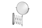Make-up spiegels - UNIQ Wall Scissor Arm Mirror with 5x Magnification Silver - 6264