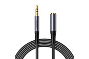 Audiokabel - Joyroom  stereo audio cable AUX 3.5 mm mini jack (male) - mini jack (female) 1.2 m black (SY-A09) - SY-A09