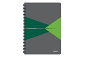 Schrijfblokken, formulieren en notitieboekjes - Leitz Office Notitieboek A4 gelijnd, met PP omslag, groen - 44961055