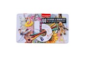 Creatief spelen - Bruynzeel Drawing and Coloring Set Creative Artists Tin 60 Pcs - 60312907
