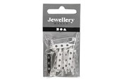 Schrijf- en tekenartikelen - Creativ Company - Brooch pin Silver plated 25mm 10 pcs. - 600720