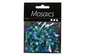 Schrijf- en tekenartikelen - Creativ Company - Mini Mosaic Blue/Green 5x5mm 25 grams - 51929