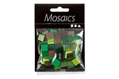Schrijf- en tekenartikelen - Creativ Company - Mini Mosaic Green Glitter 10x10mm 25 grams - 51925