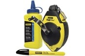 Meetgereedschap - Stanley 0-47-681 FatMax chalk line 30m + 115g chalk + marker - 0-47-681