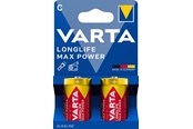 Batterij - VARTA Longlife Max Power C - 2-Pack - 4714614422