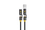 USB-kabel - 4smarts 3-in-1 USB-C Cable Set Explorer 240W - 1.5 m - 541240