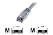 Netwerk - kabel - DIGITUS Premium - patch cable - 0.5 m - grey - Grijs - 0.5m - DK-1531-005