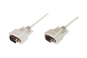 Beelscherm- en tv-kabel - DIGITUS D-Sub9/M - D-Sub9/F Serial Extension Cable - 5m - AK-610203-050-E