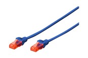 Netwerk - kabel - DIGITUS Professional patch cable - 50 cm - blue - Blauw - 0.5m - DK-1617-005/B