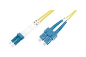 Netwerk - kabel - DIGITUS patch cable - 2 m - yellow - Geel - 2m - DK-292SCA3LC-02