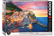 Puzzels - Eurographic Manarola at Dusk Italy(2000) - 709-8220-5635