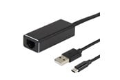 USB-kabel - Deltaco Ethernet Adapter Casting Device - 1 m - USBC-CAST-ETH
