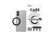 Mobiel - Covers & Cases - CARE by PanzerGlass Feature Case Transparent w. Black Kickstand & Qi Compatible Samsung S25 Edge - CR43380