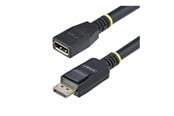 Beelscherm- en tv-kabel - StarTech.com 10ft (3m) DisplayPort 1.4 Extension Cable DP 1.4 8K 60Hz - DisplayPort extension cable - DisplayPort to DisplayPort - 3 m - 10F-DP14-EXTEND-CBL
