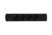 Voedingskabel (extern) - Deltaco Power Strip Under-Desk - 4 Outlets - GT-1204