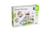 Houten speelgoed - Classic World Wooden Sustainable Garage with Accessories 19pcs. - 50615