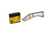 Gereedschap - Stanley FMHT10122-0 Knife Titan With 100 Blades - FMHT10122-0