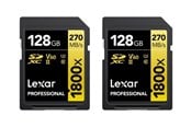 Geheugenkaart - Lexar Professional GOLD Series - flash memory card - 128 GB - SDXC UHS-II - LSD1800128G-B2NNG