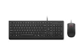 Toetsenbord - Lenovo Essential Wired Combo - keyboard and mouse set Input Device - Keyboard and mouse set - Engels (VK) - Zwart - 4X31R64438