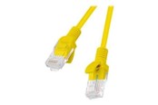 Netwerk - kabel - Lanberg patch cable - 50 cm - RAL 1016 yellow - Geel - 0.5m - PCU5-20CC-0050-Y