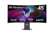 Scherm - 45" LG UltraGear 45GX90SA-B - 3440x1440 (UWQHD) - 240Hz - OLED - 65W USB-C - 45GX90SA-B.AEU