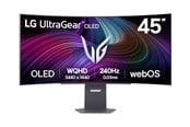 Scherm - 45" LG UltraGear 45GX90SA-B - 3440x1440 (UWQHD) - 240Hz - OLED - 65W USB-C *DEMO* - 45GX90SA-B.AEU
